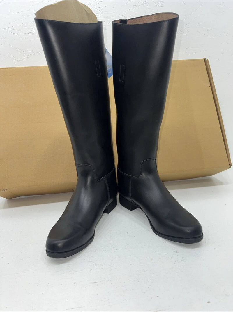 New Women’s Black Ovation English Riding Boots. 457071 7 W. 12-12