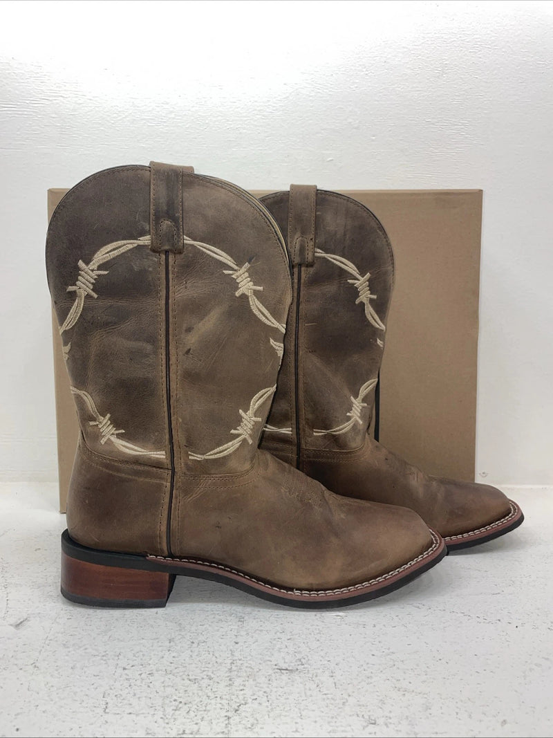 New Men’s Brown Smoky Mountain Cowboy Boots. 4075 9.5 9 1/2 E E. 6-97