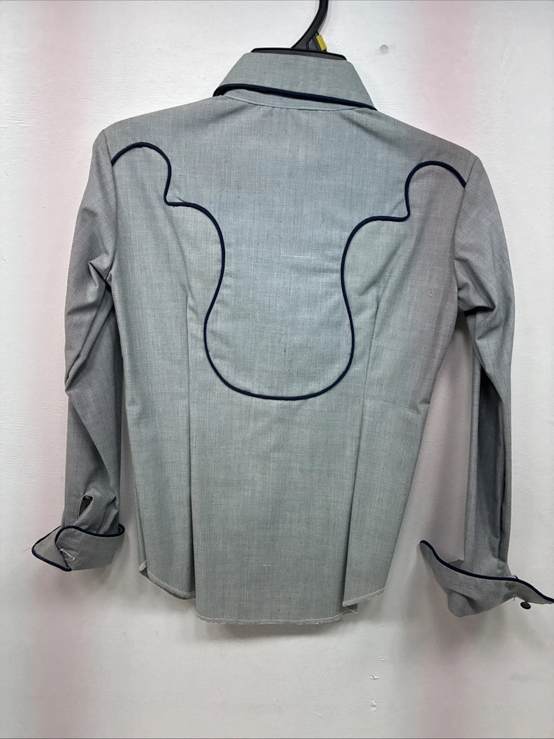 New Boys Dickson Jenkins Blue Long Sleeve Button Up Size 16 DD-84
