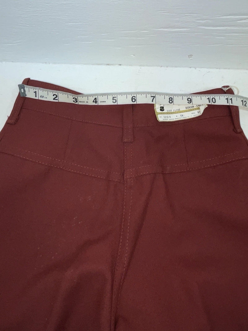New Vintage Red Dickson Jenkins Polyester Pants #5512 VV-106