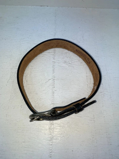 New Black Genuine Leather Nocona Tooled 18” Belt #331 NN-72