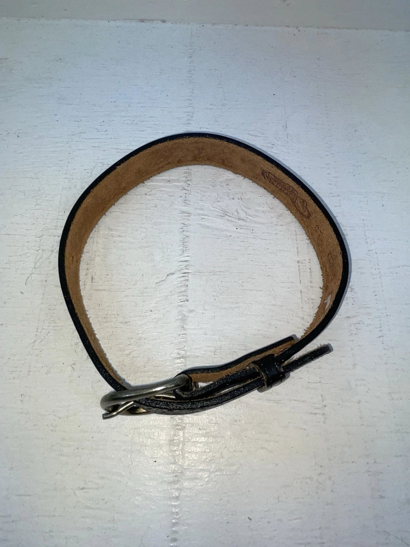 New Black Genuine Leather Nocona Tooled 18” Belt #331 NN-72