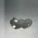 New Women’s Montana Silversmiths Silver Pink Heart Belt Buckle. 14820PT A-91