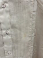 New Wayne Scott Tan Long Sleeve Button Up English Shirt Medium X-76