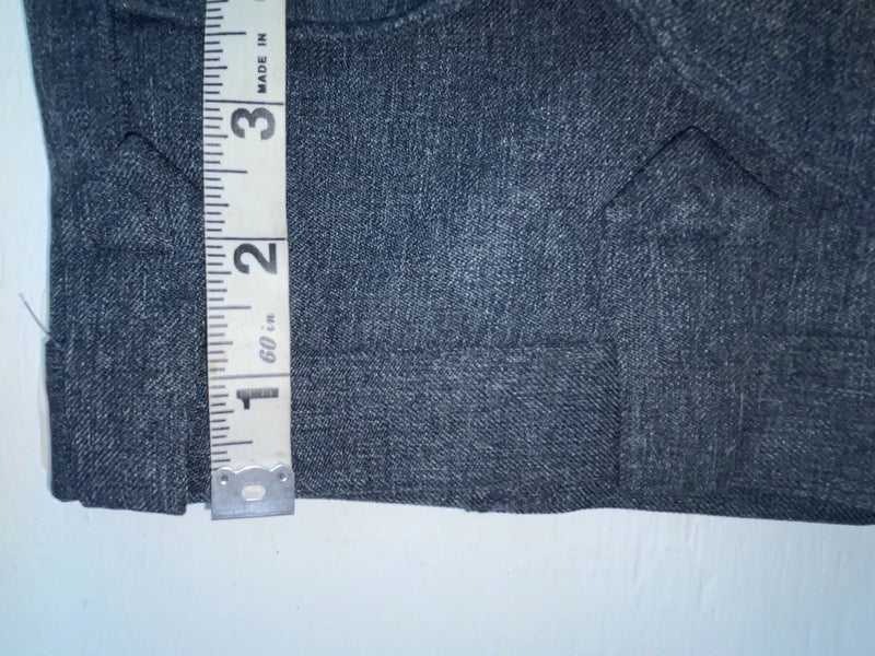 New Vintage Gray Circle S Polyester Pants #CP4776 XX-75