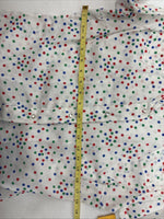 New Women’s Dickson Jenkins White Polkadot Long Sleeve Pearl Snap Size 38 LL-93