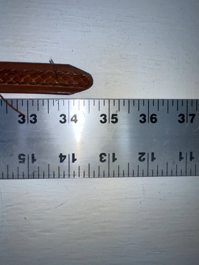New Brown Genuine Leather Tex Tan Weaved 30” Belt #02/4564 JJ-121