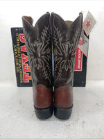 New Men’s Brown Texas Brand Cowboy Boots. 1201 10 D. 7-57
