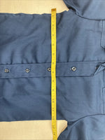 New Kids Fenton Navy Blue Long Sleeve Button Up Size 2 LL-14