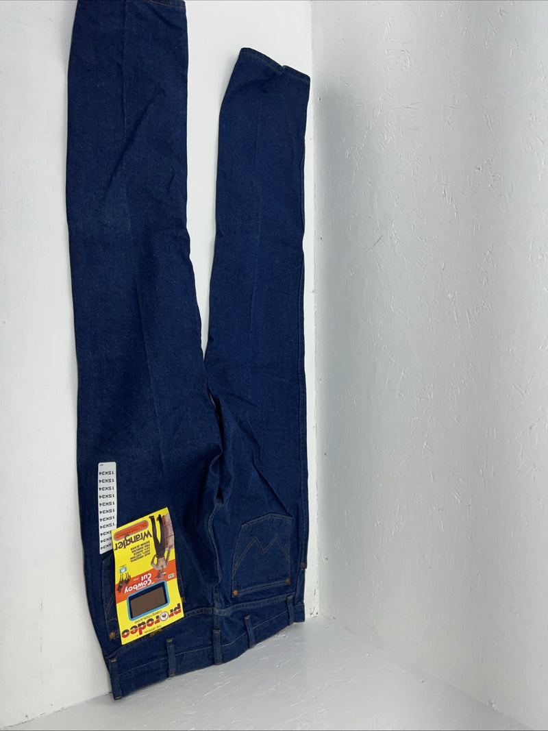 New Women’s Pro Rodeo Cowboy Cut Denim Jeans. 15x34 N-12