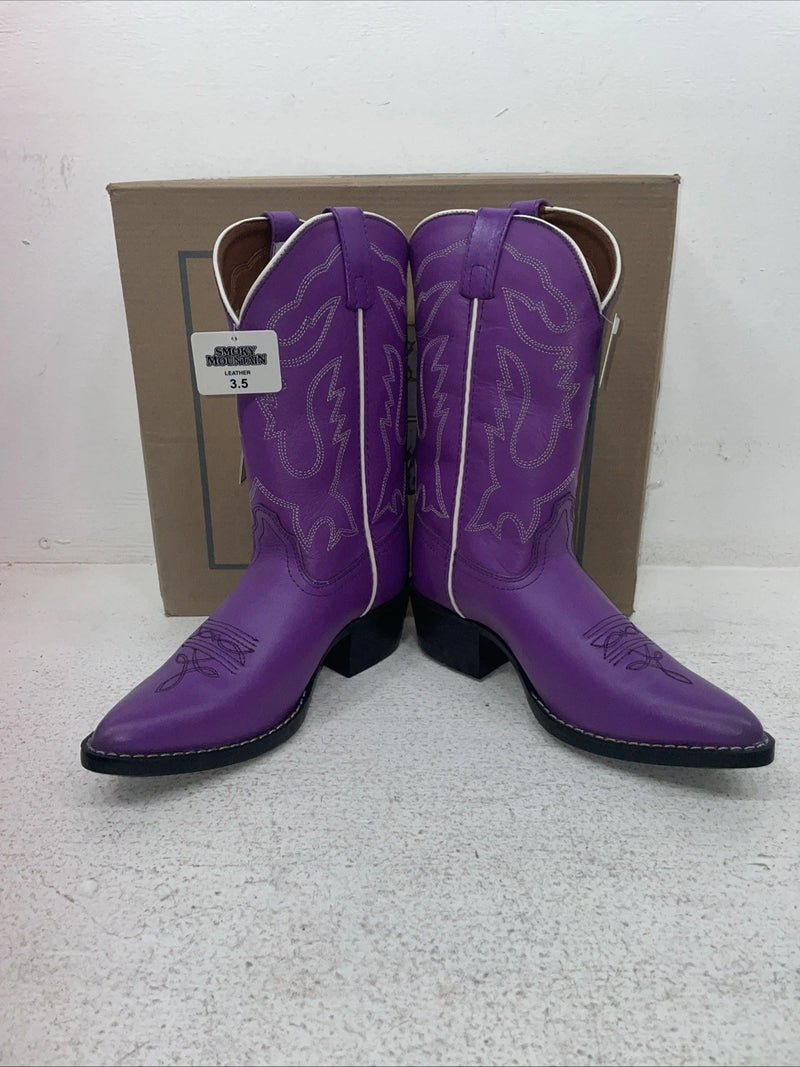 New Youth Purple Smoky Mountain Cowboy Boots. 1109 3.5 3 1/2. 22-66
