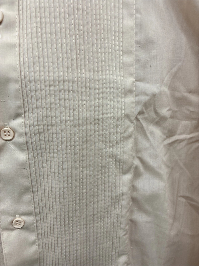 New Wayne Scott Tan Long Sleeve Button Up English Shirt XL X-78