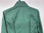 New Women’s Panhandle Slim Green Long Sleeve Pearl Snap Size 30 LL-58