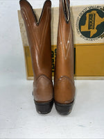 New Women’s Brown Texas Brand Cowboy Boots. 6 N. 20-112