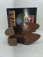 New Men’s Brown Texas Brand Cowboy Boots. M 139 8 D. 2-33