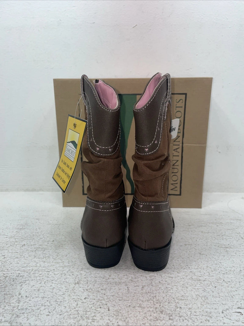 New Kids Brown Smoky Moutnain Cowboy Boots. 1122 C 12. 22-99