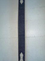 New Blue Genuine Leather 26” Belt #7330 JJ-96