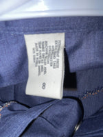 New Women’s Blue Long Sleeve Button Up Shirt 3B-108 