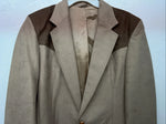 New Men’s Wrangler Brown Suit Jacket 40L #77452 AA-601
