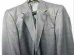 New Men’s Circle S Blue Plaid Suit Jacket 48R #25832 X-607