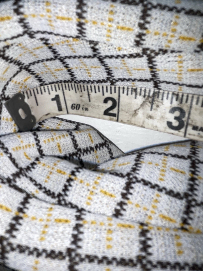 New Vintage Yellow And Black Striped Dickson Jenkins Polyester Pants #724 VV-69