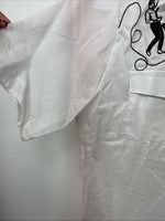 New Women’s Rockmount White Long Sleeve Pearl Snap Size 34 LL-20