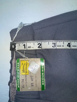 New Vintage Gray H Bar C Polyester Pants #MR477 ZZ-29
