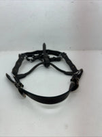 New Brown Leather Full Horse Show Halter Silver Buckles 3C-16