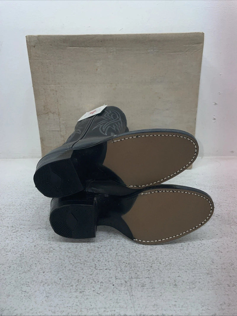 New Youth Gray Westex Cowboy Boots. B 2102 4 D. 22-96
