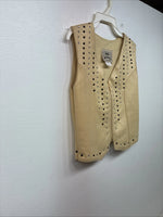 New Kids 1848 RanchWear Yellow Gem Zip Up Vest Sleeveless Size XS TT-110