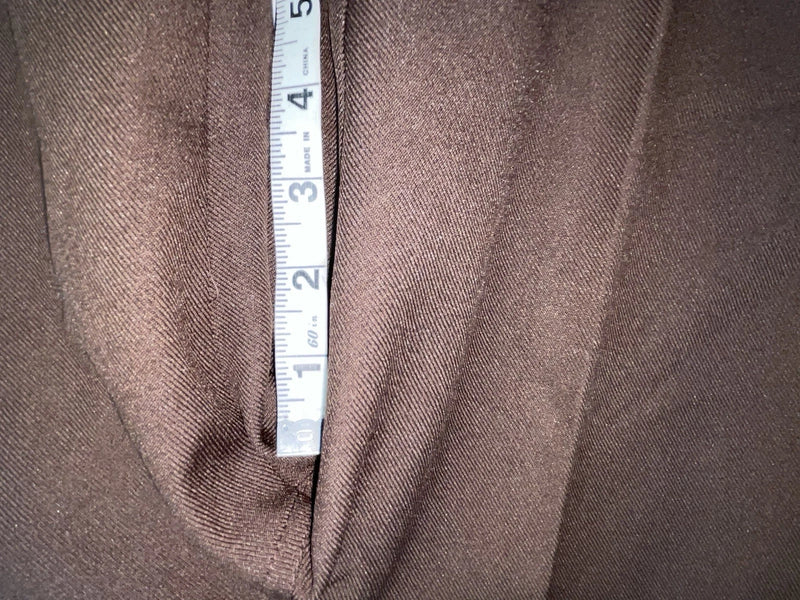 New Vintage Brown Dickson Jenkins Polyester Pants #5518 ZZ-49