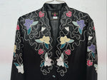 New Women’s Black Wildfire Western Show Jacket XS #77872 G-604