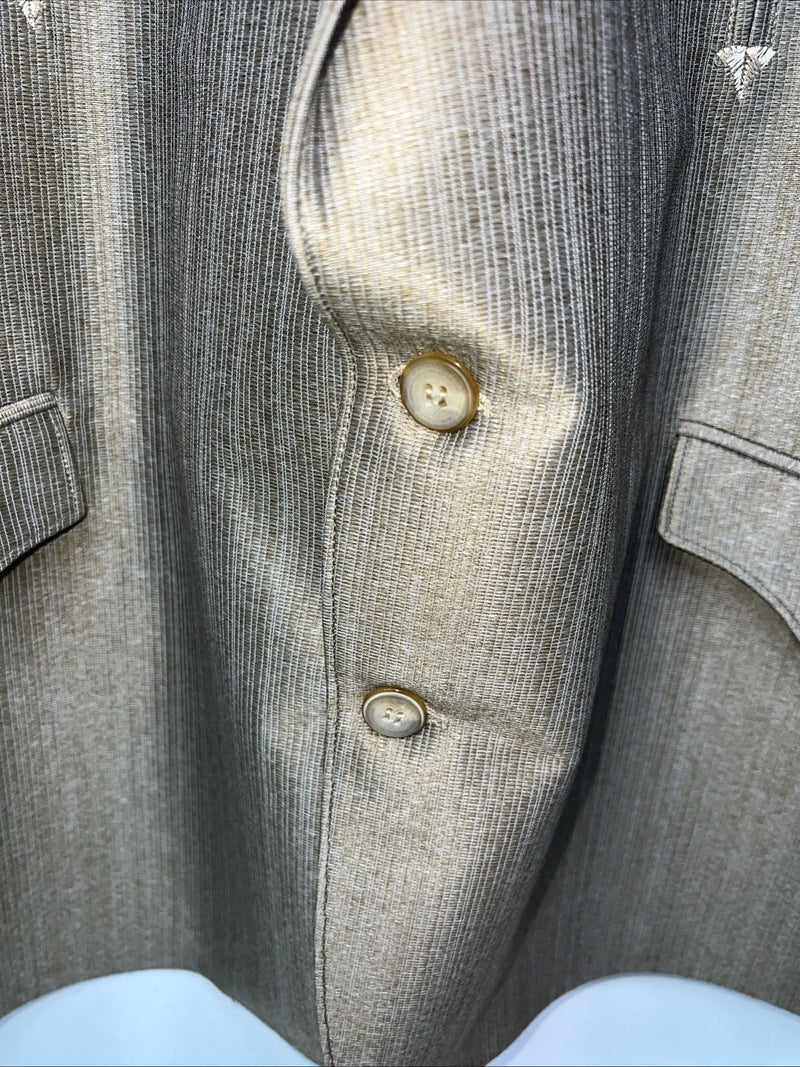 New Men’s Mesquite Brown Suit Jacket 50R #6487 Y-609