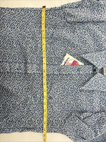 New Men’s Miller Blue Deigned Long Sleeve Pearl Snap 15.5 Medium II-103