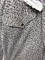New Women’s Miller Brown Design Long Sleeve Pearl Snap Size 14.5 MM-28