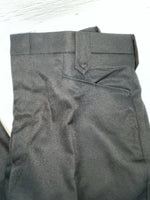 New Vintage Black Circle S Polyester Pants #CP4793 OO-96