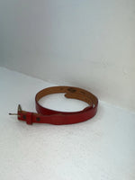 New Red Genuine Leather Wright 30” Belt #10492 Z-86