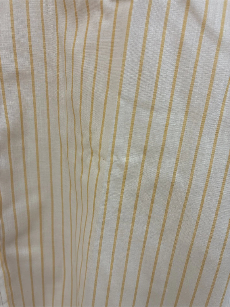 New Men’s Miller Yellow Stripe Long Sleeve Pearl Snap 15 X 32 Medium T-78