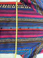 New Women’s H Bar C Multicolor Design Long Sleeve Button Up Size 14 MM-117 