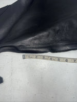 NOS Black Leather Show Chaps Adjustable Waist 45” Small N-37