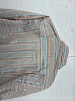 New Men’s Tem Tex Multicolor Stripe Long Sleeve Pearl Snap 16.5 X 34 Large R-18