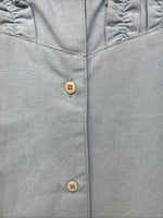 New Women’s Cricket Creek Blue Long Sleeve Button Up Size Large TT-128