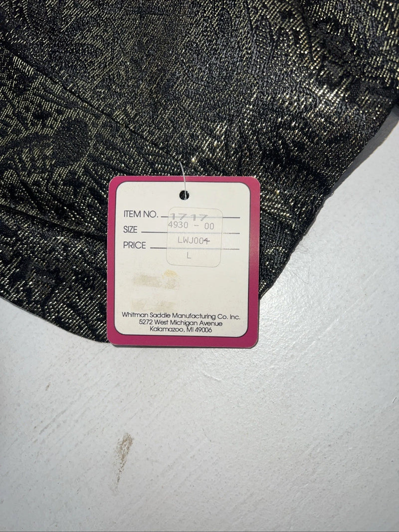 New Women’s Whitman Gold Long Sleeve Show Jacket Large #1717 UU-47