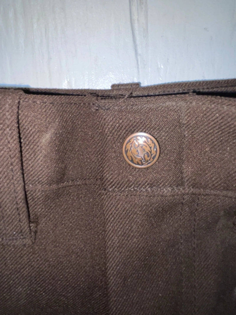 New Vintage Brown Dickson Jenkins Polyester Pants #5991 ZZ-59