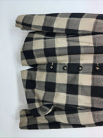 New Women’s Atrium Tan Plaid Jacket 14w H-608