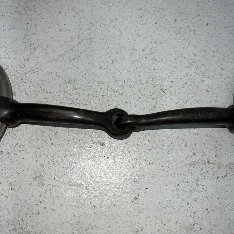 New O Ring Snaffle With Draw Rein Hooks LLL-13