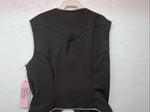 New Women’s Brown Western Heritage Western Show Vest 12 #54708 E-610