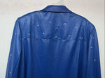 New Women’s 1849 Authentic Ranchwear  Blue Western Show Jacket Large UU-58