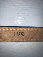 New Brown Genuine Leather Tooled 26” Belt #102 NN-63 