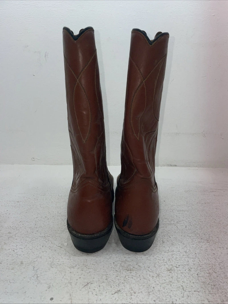 New Men’s Brown Rodeo Cowboy Boots. 5044 8.5 8 1/2 D. 3-125